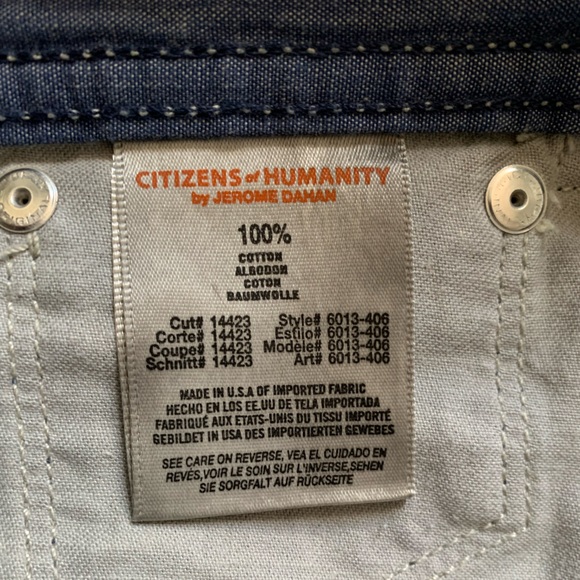 Citizens of Humanity Mens Perfect Sid Selvage Straight Leg Size 31 - Picture 3 of 7